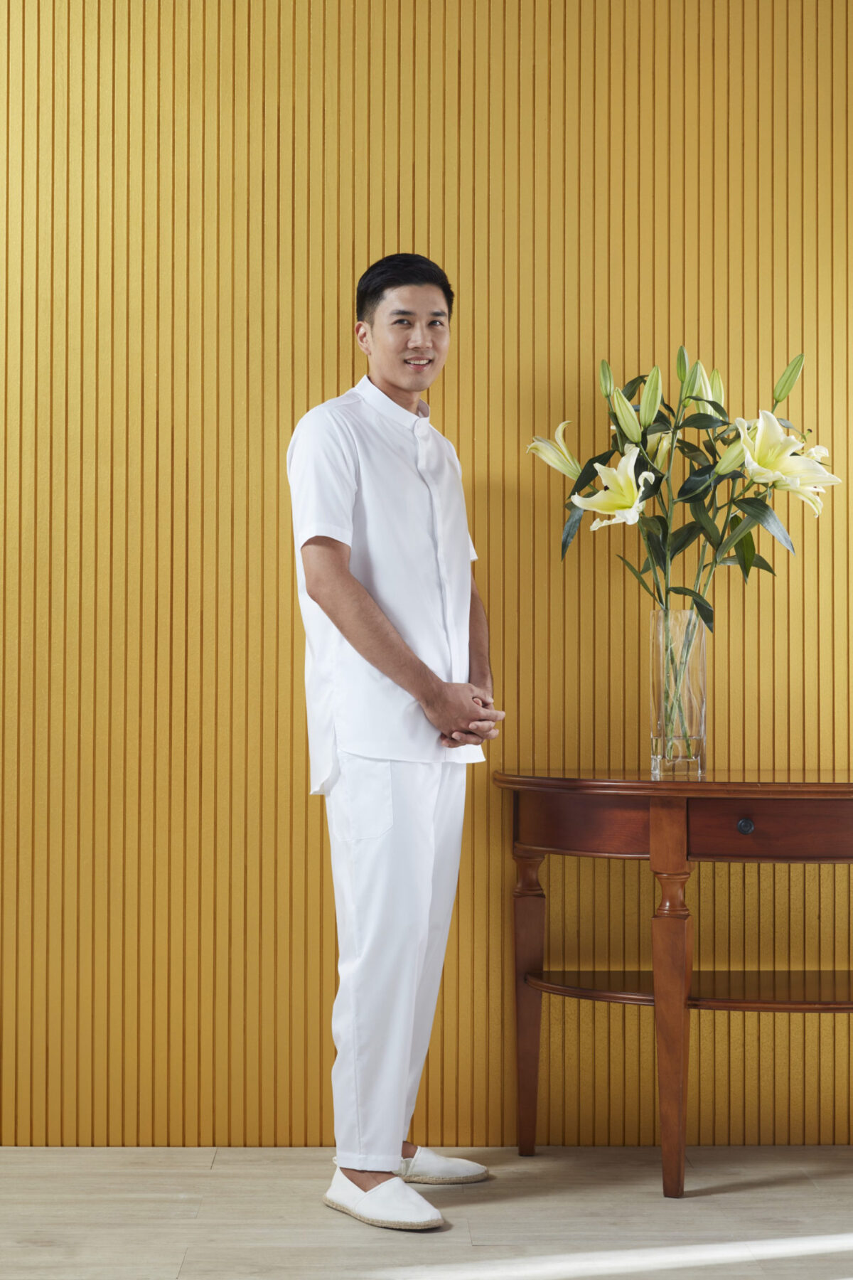 ชุดปฎิบัติธรรมดารณี รุ่น Royal Jasmine ผู้ชาย - Image 2