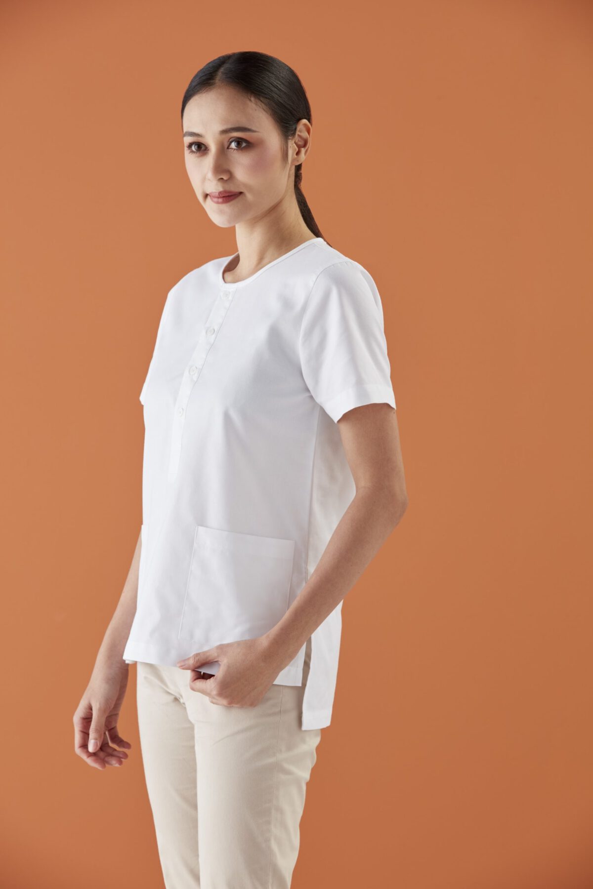 เสื้อปฎิบัติธรรมดารณี รุ่น Brave Heart ผู้หญิง - Image 2