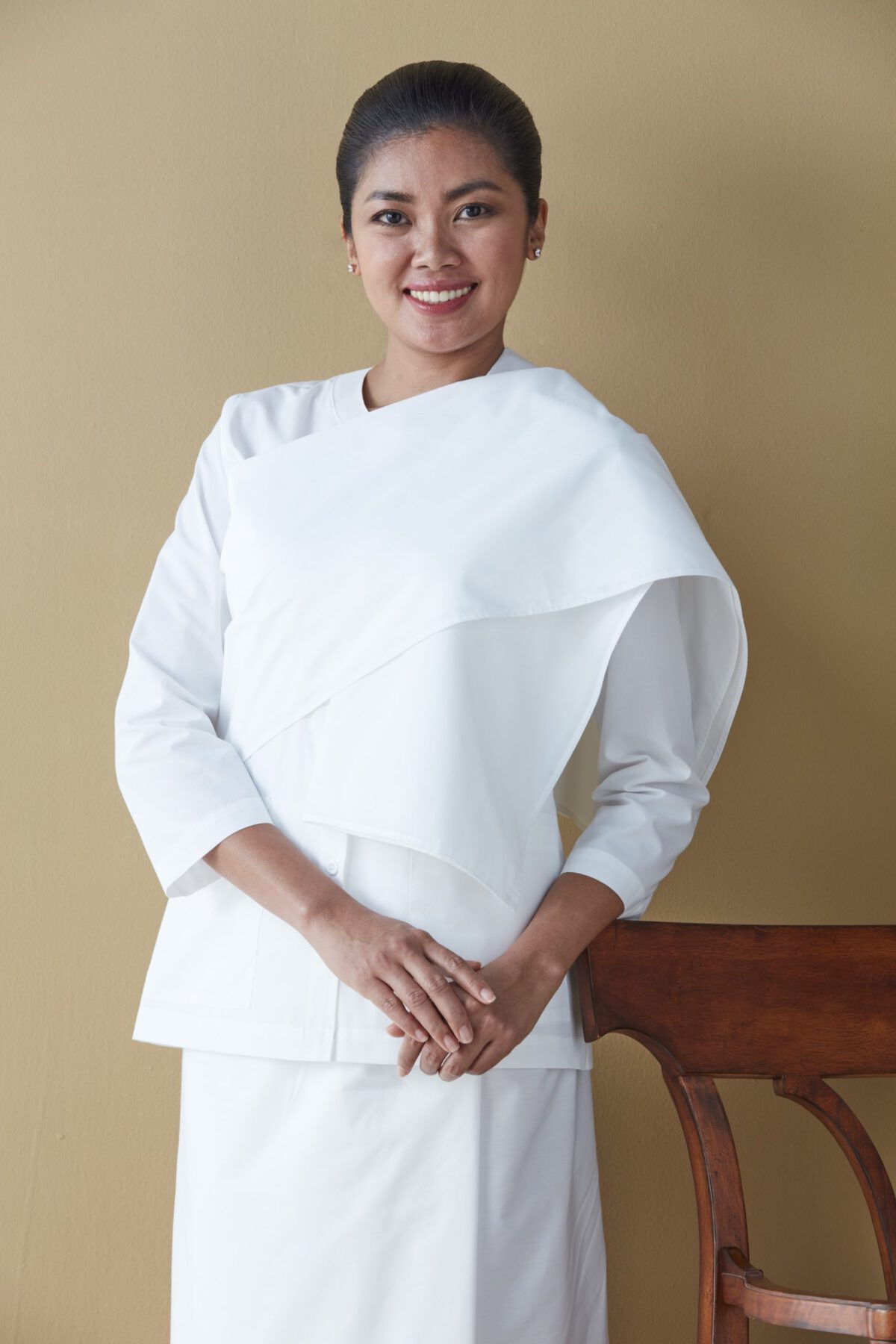 สไบปฎิบัติธรรมดารณี รุ่นอารียา ผู้หญิง - Image 2