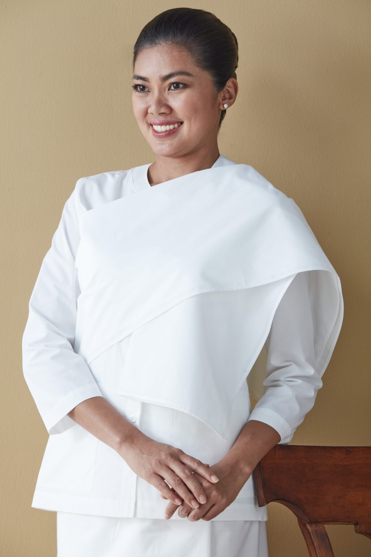 เสื้อปฎิบัติธรรมดารณี รุ่นอารียา ผู้หญิง - Image 3