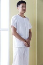 กางเกงปฎิบัติธรรมดารณี รุ่น Dobby ผู้ชาย - Image 3