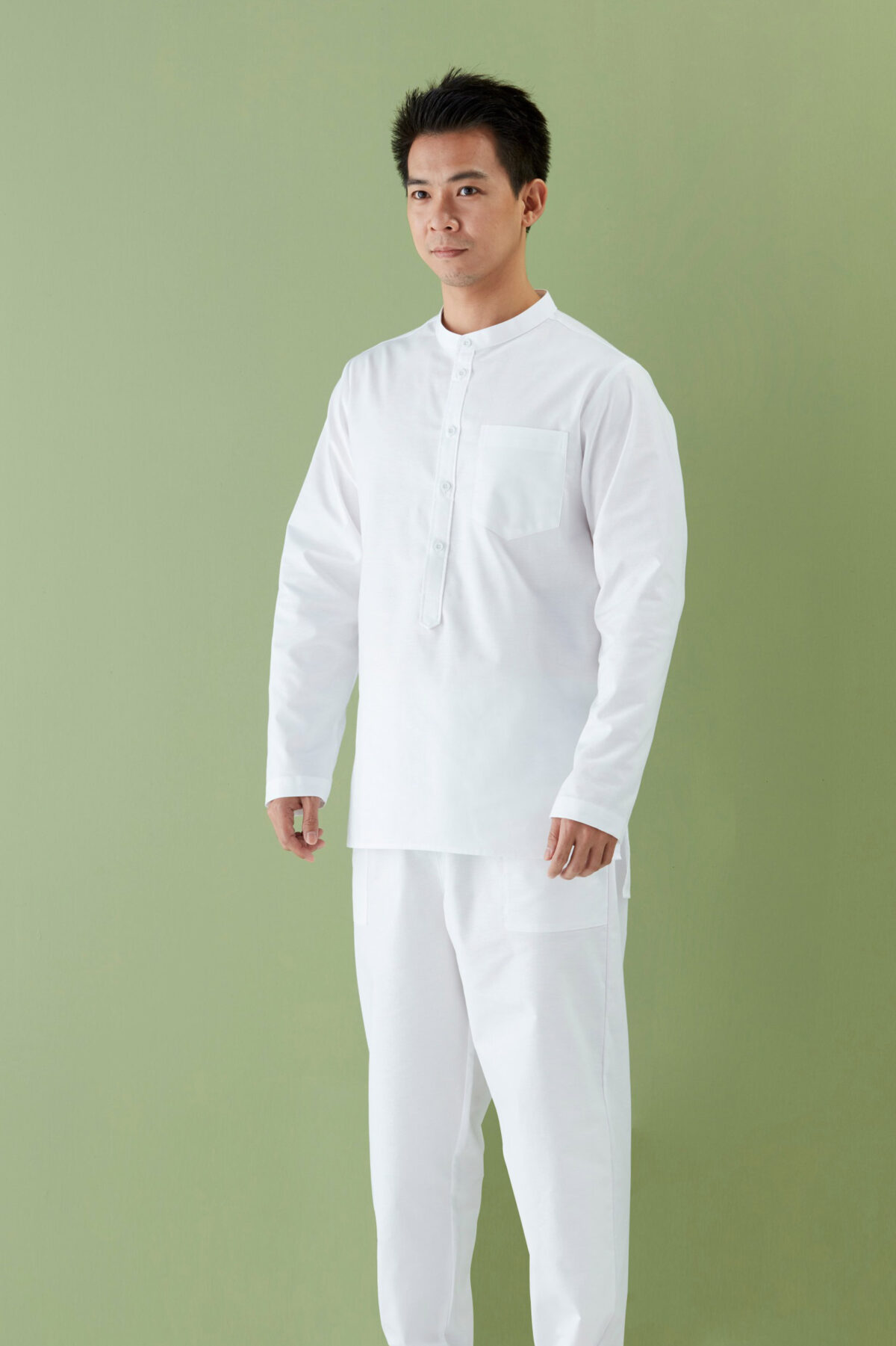 PeanClothes8 กางเกงปฎิบัติธรรมดารณี รุ่น Pean ผู้ชาย - Image 1