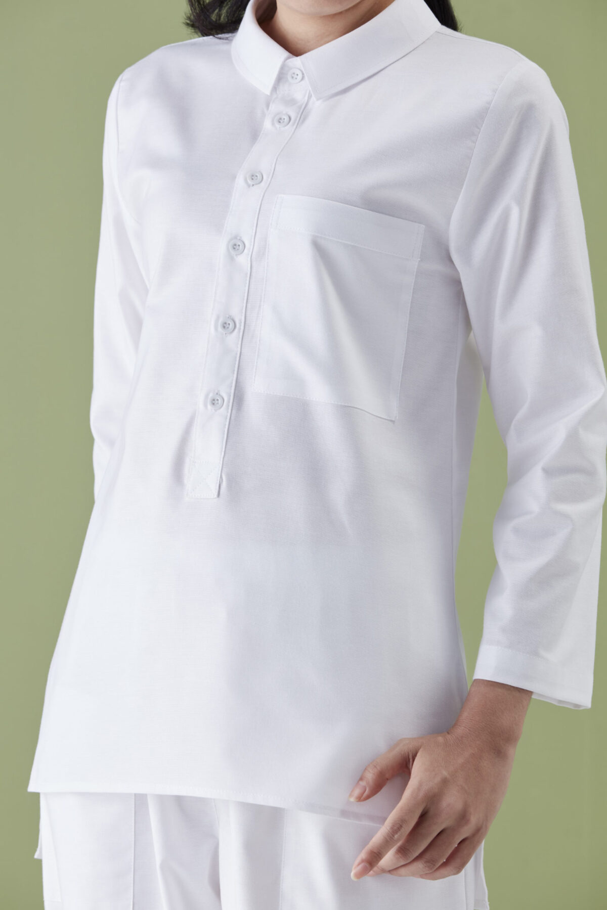 เสื้อปฎิบัติธรรมดารณี รุ่น Pean ผู้หญิง - Image 6