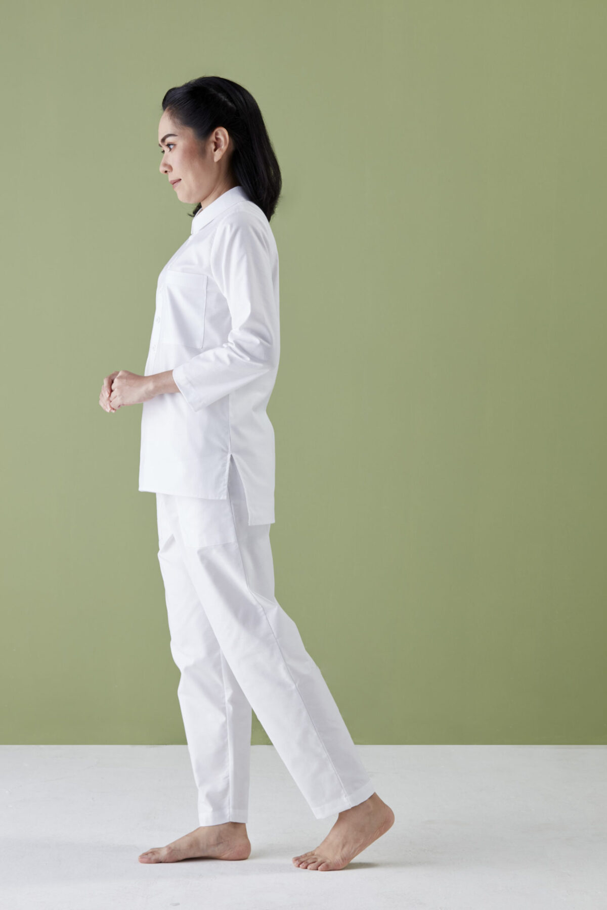 เสื้อปฎิบัติธรรมดารณี รุ่น Pean ผู้หญิง - Image 5