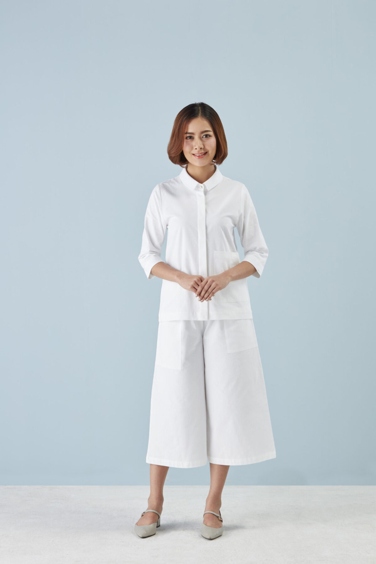 ชุดปฎิบัติธรรมดารณี รุ่น พราว ผู้หญิง - Image 8