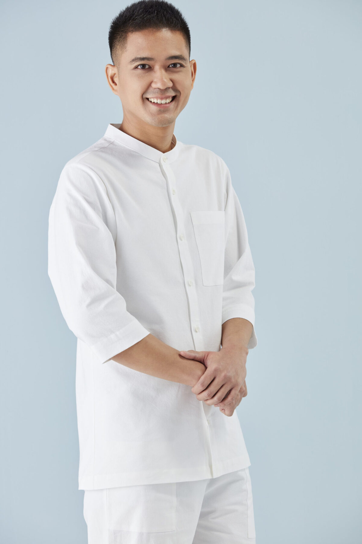 ชุดปฎิบัติธรรมดารณี รุ่น พราว ผู้ชาย - Image 5