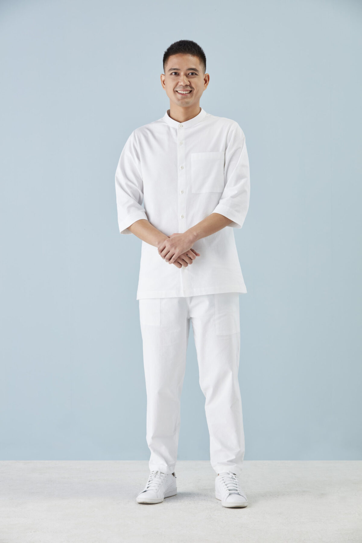 Pround_0011_ProudClothes_3377 ชุดปฎิบัติธรรมดารณี รุ่น พราว ผู้ชาย - Image 1