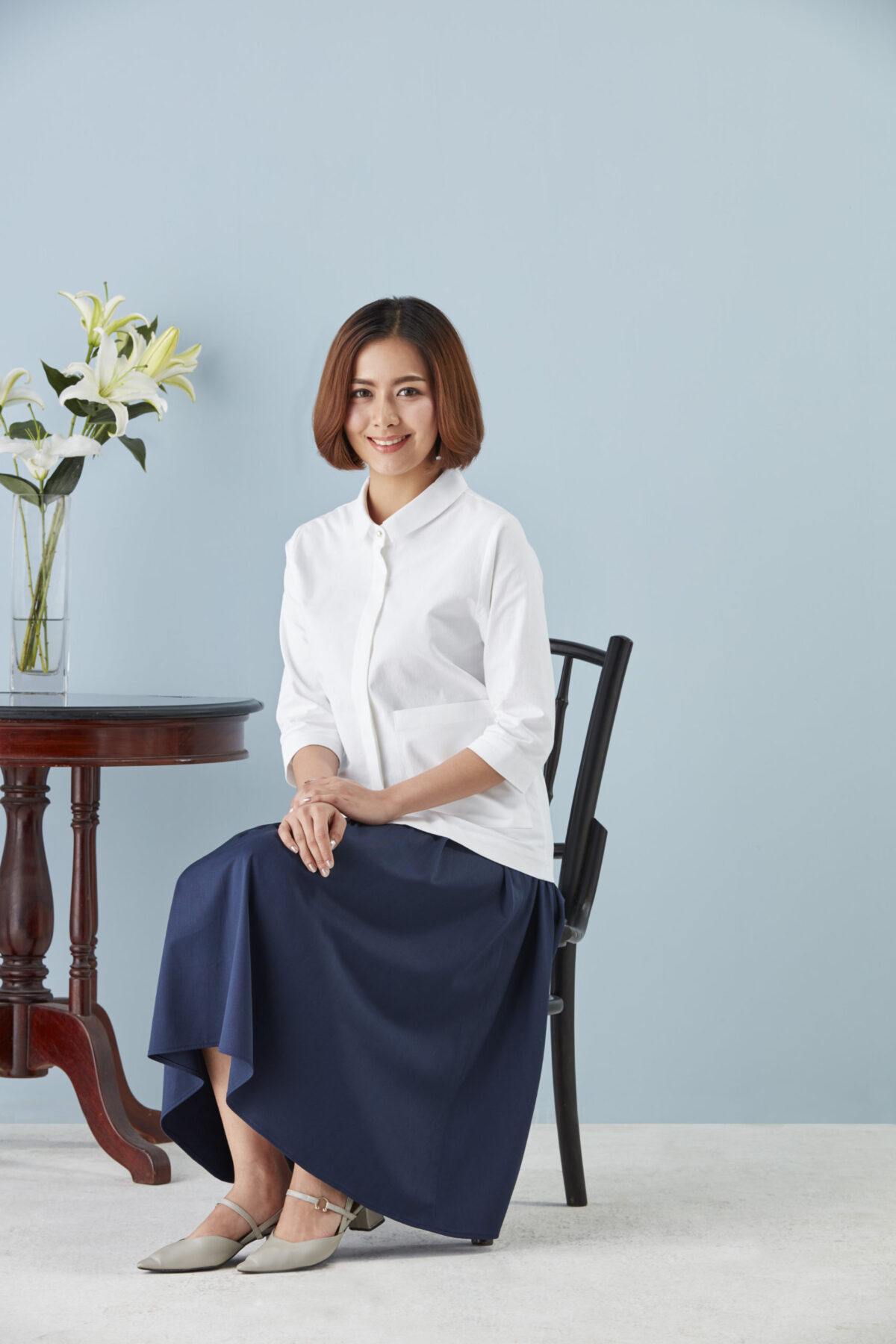 ชุดปฎิบัติธรรมดารณี รุ่น พราว ผู้หญิง - Image 6