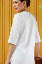 ชุดปฎิบัติธรรมดารณี รุ่น Royal Jasmine ผู้หญิง - Image 8