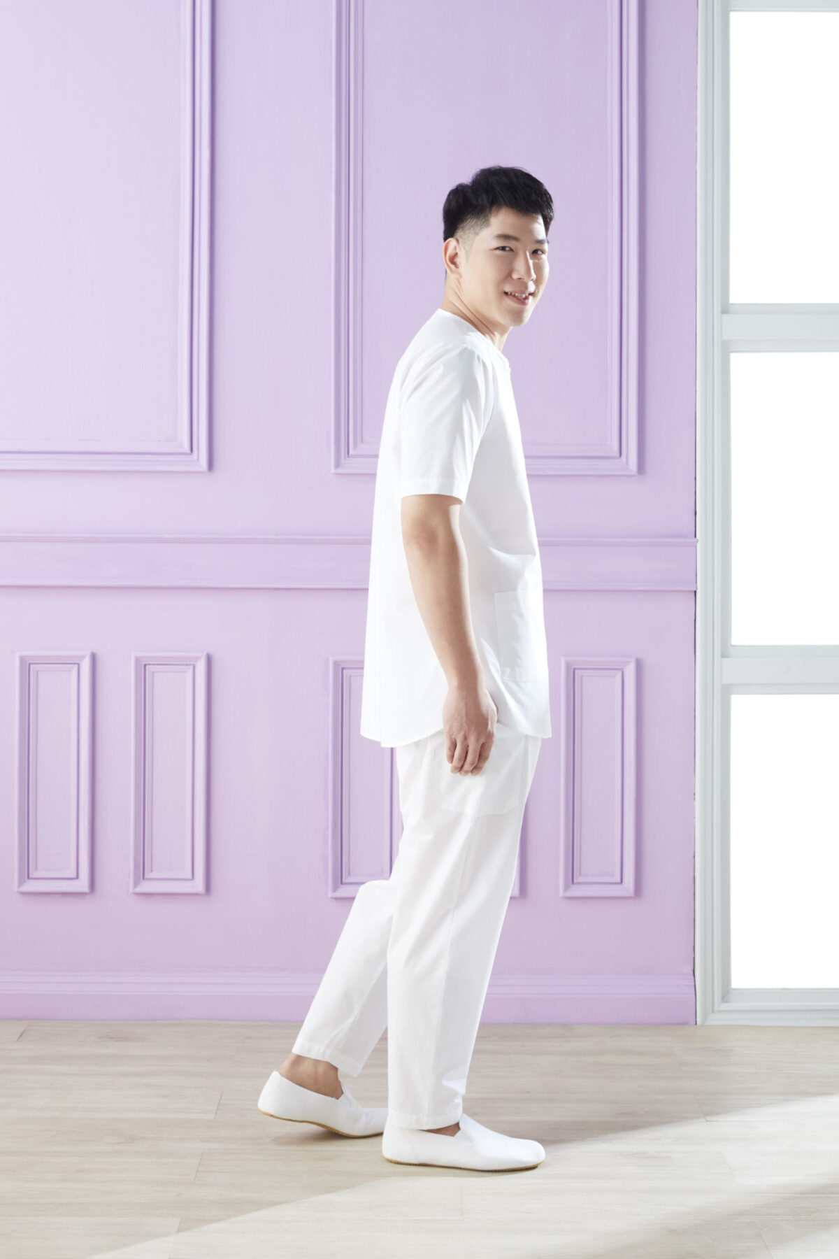 กางเกงปฎิบัติธรรมดารณี รุ่น พอใจ ผู้ชาย - Image 8