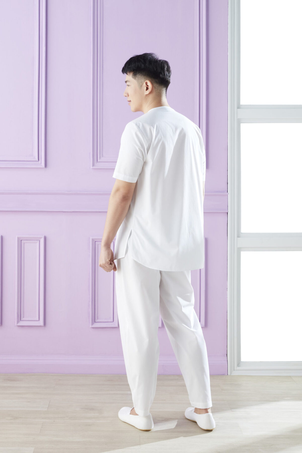 กางเกงปฎิบัติธรรมดารณี รุ่น พอใจ ผู้ชาย - Image 5