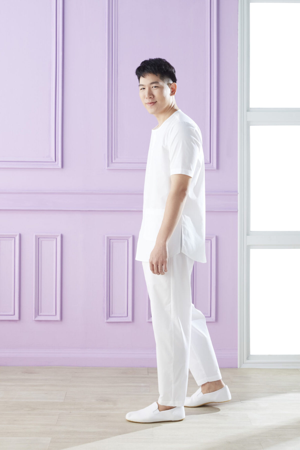 กางเกงปฎิบัติธรรมดารณี รุ่น พอใจ ผู้ชาย - Image 3