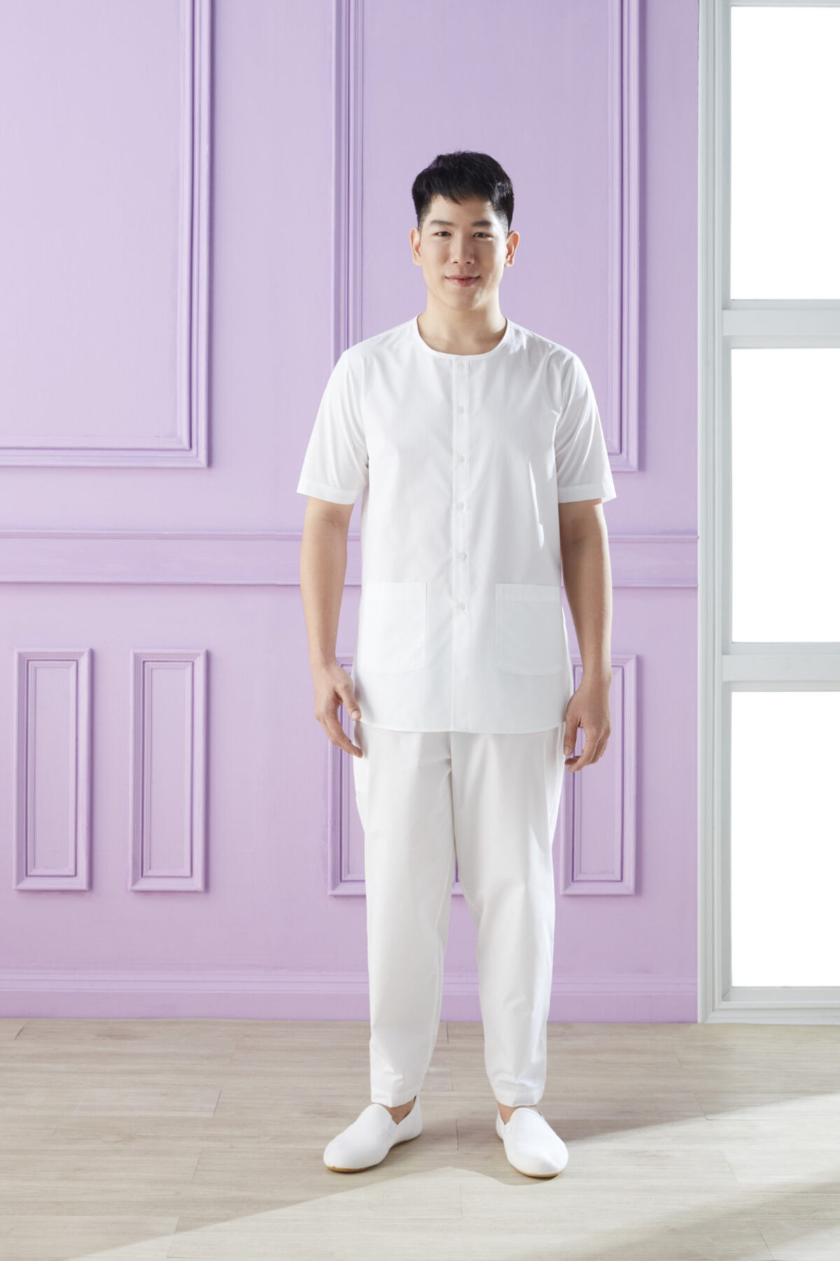 กางเกงปฎิบัติธรรมดารณี รุ่น พอใจ ผู้ชาย - Image 2