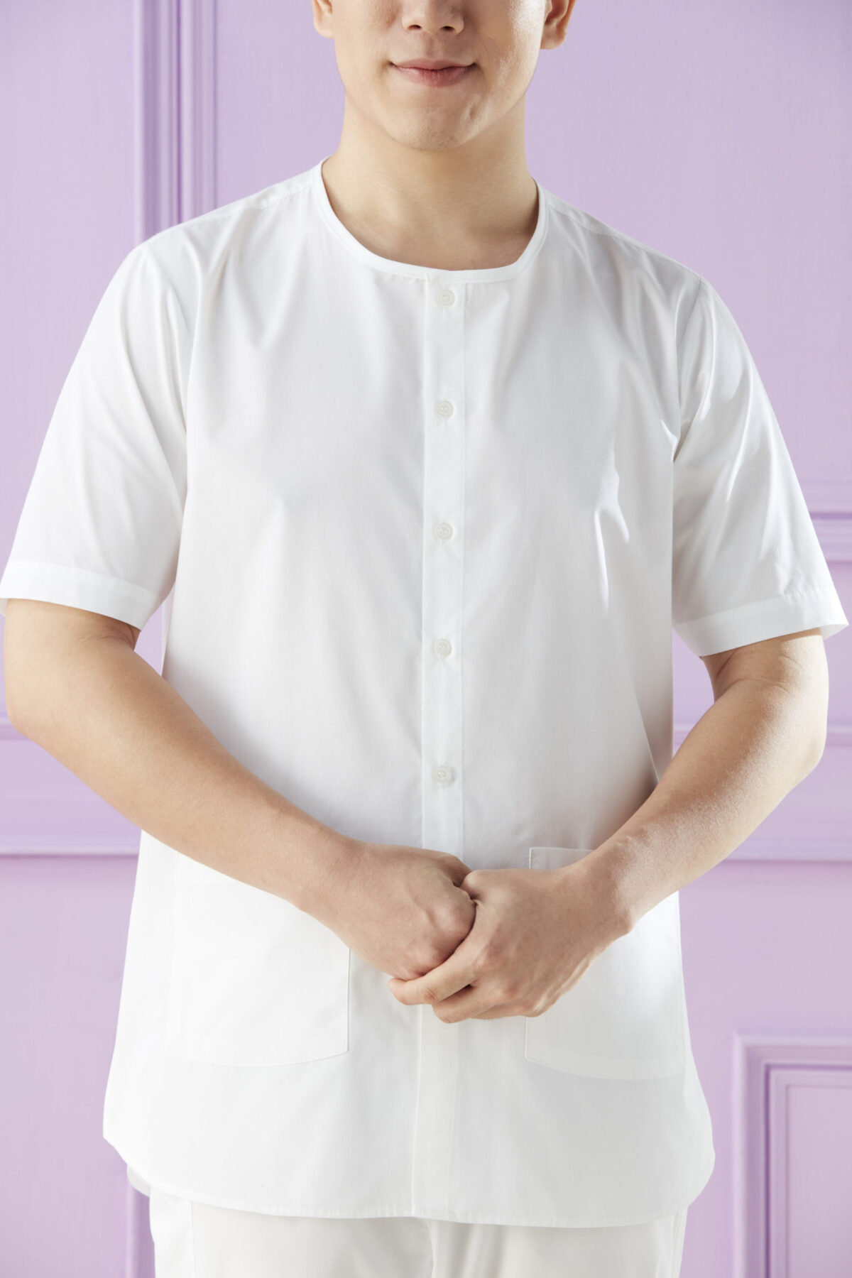 เสื้อปฎิบัติธรรมดารณี รุ่น พอใจ ผู้ชาย - Image 3