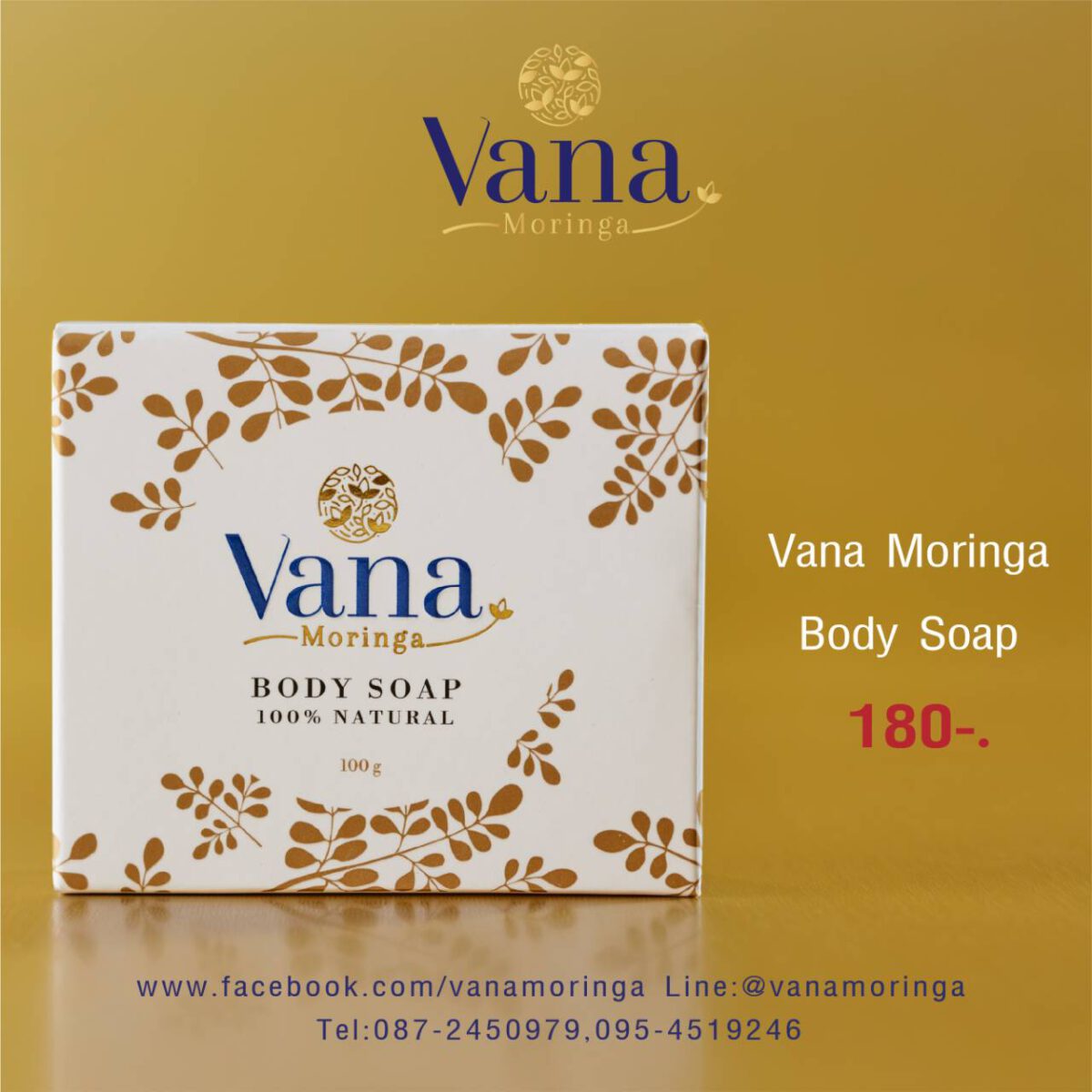 Vana Moringa Body Soap - Image 1
