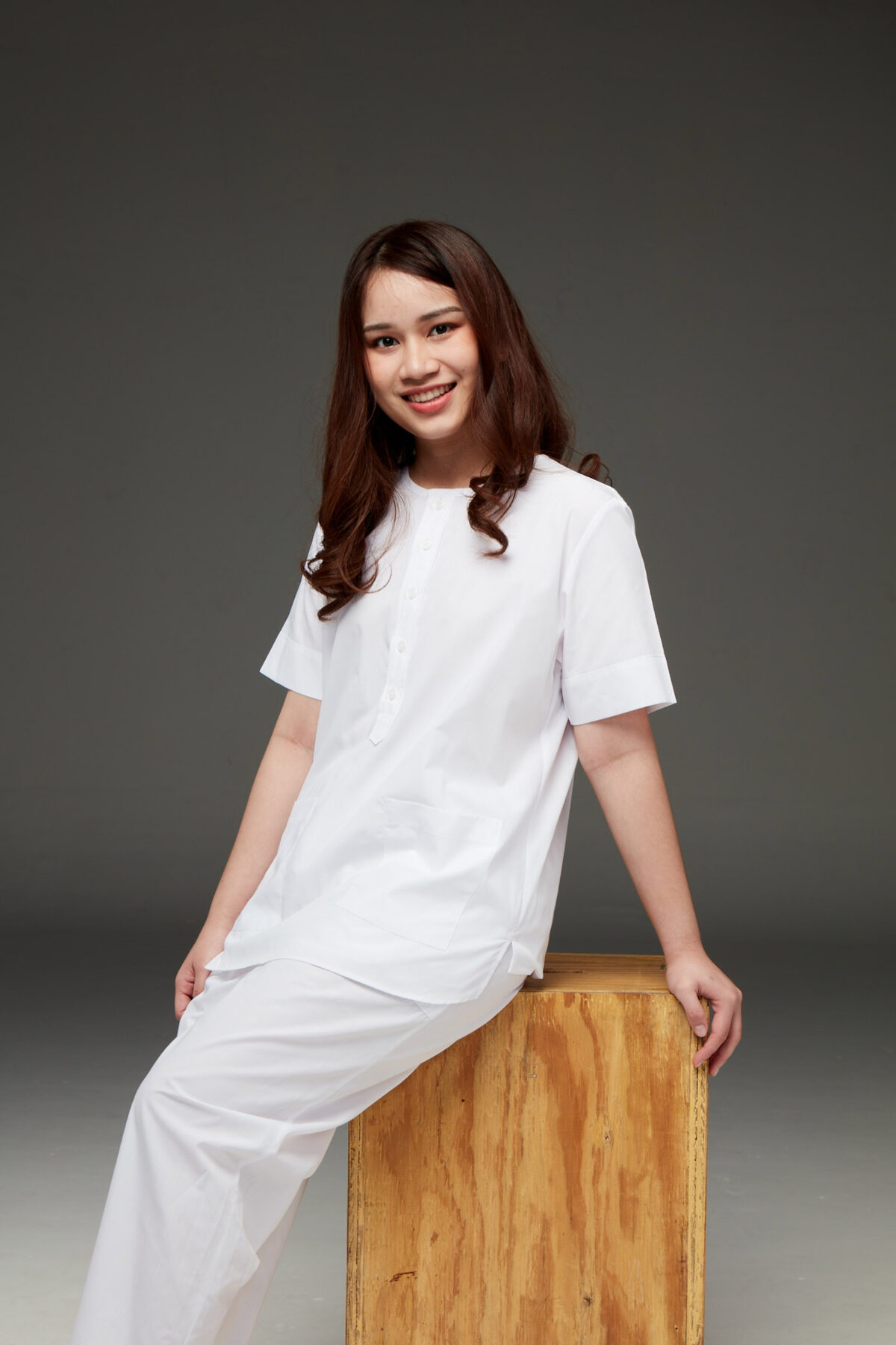 เสื้อปฎิบัติธรรมดารณี รุ่น YINDEE หญิง - Image 1